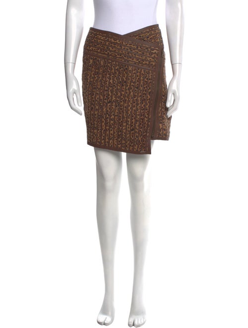 Cusp by Neiman Marcus Printed Mini Skirt