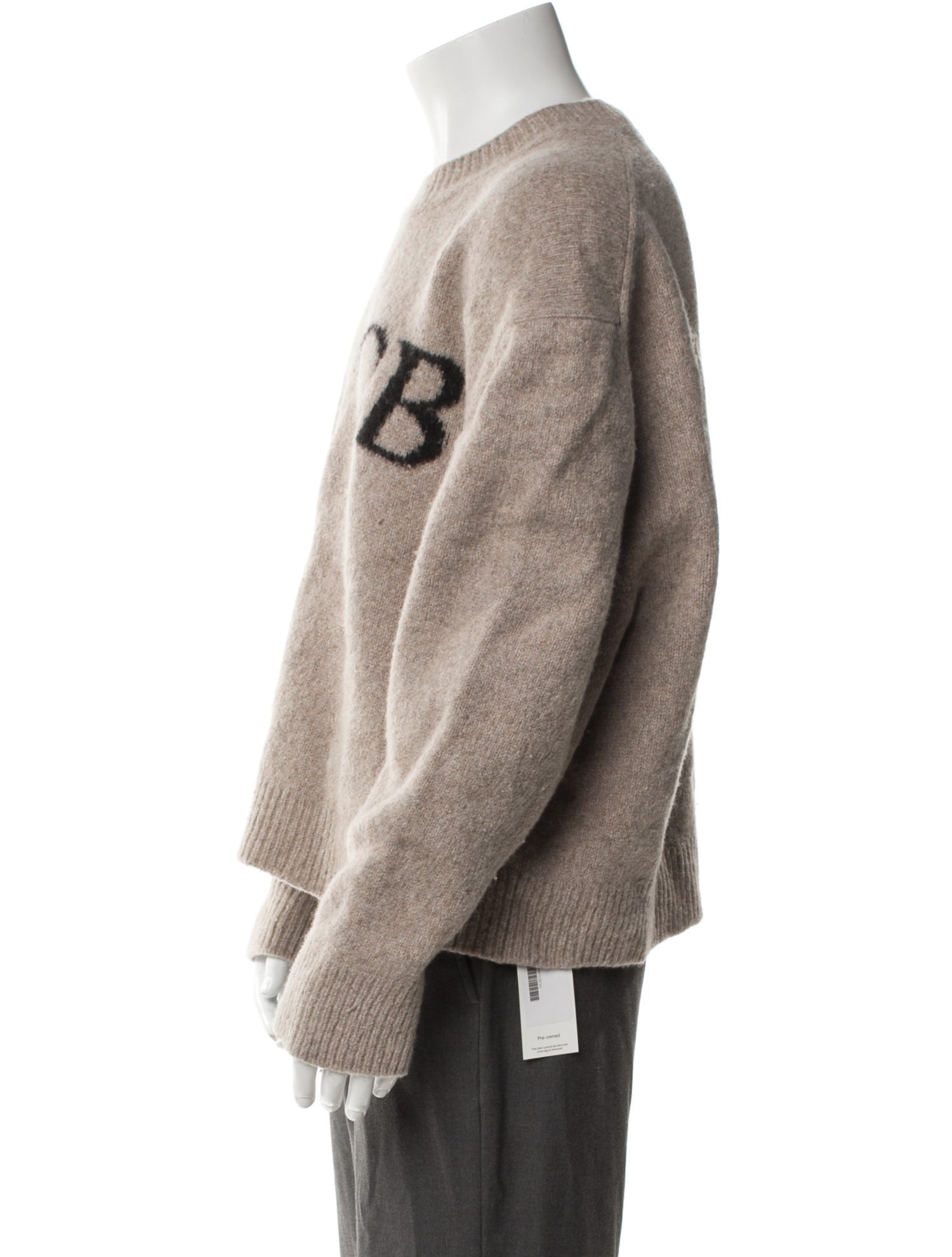 Cole Buxton Cashmere Graphic Print Pullover