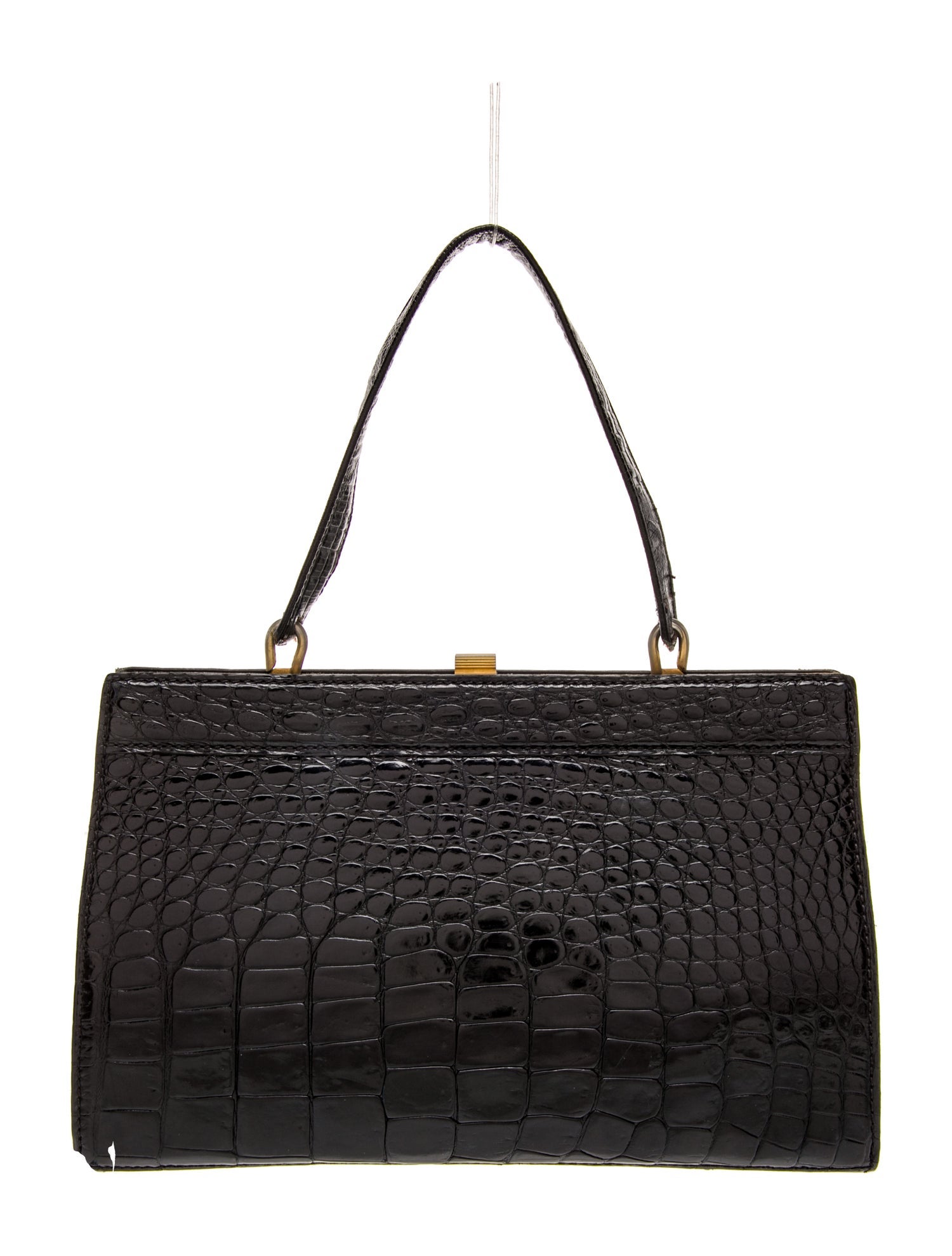 Coblentz Embossed Leather Top Handle Bag