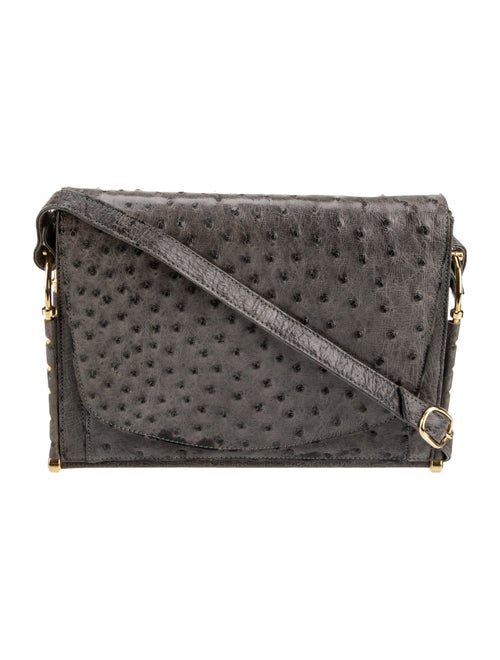 Cape Cobra Ostrich Crossbody Bag