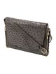 Cape Cobra Ostrich Crossbody Bag