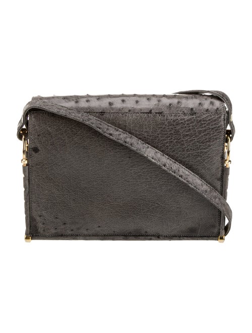 Cape Cobra Ostrich Crossbody Bag