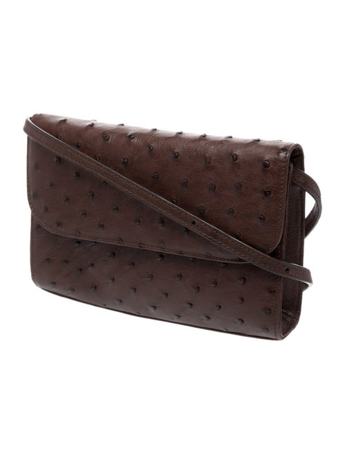 Cape Cobra Ostrich Crossbody Bag