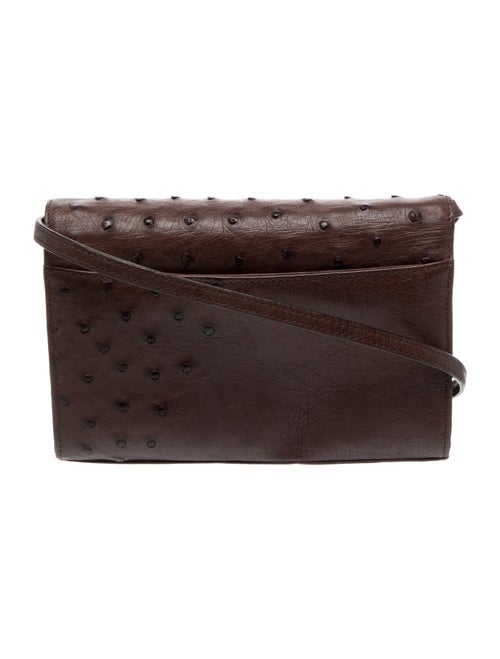 Cape Cobra Ostrich Crossbody Bag