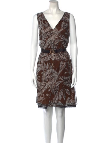 Cavalli Class Dresses Printed Knee-Length Dress XS