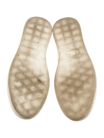 Cavalli Class Leather Graphic Print Sneakers