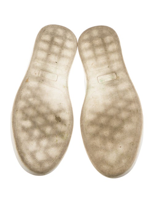 Cavalli Class Leather Graphic Print Sneakers