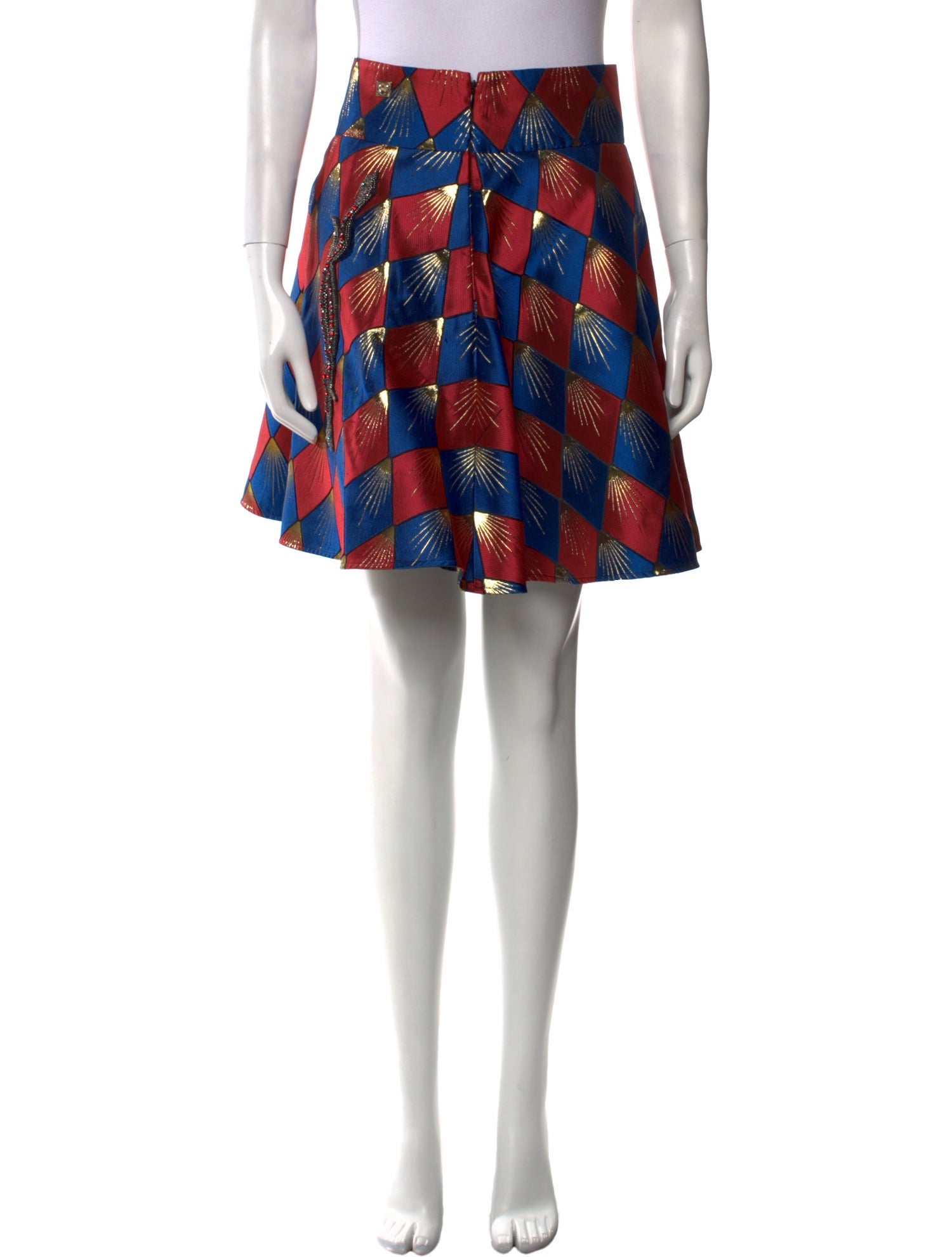 Cavalli Class Printed Knee-Length Skirt