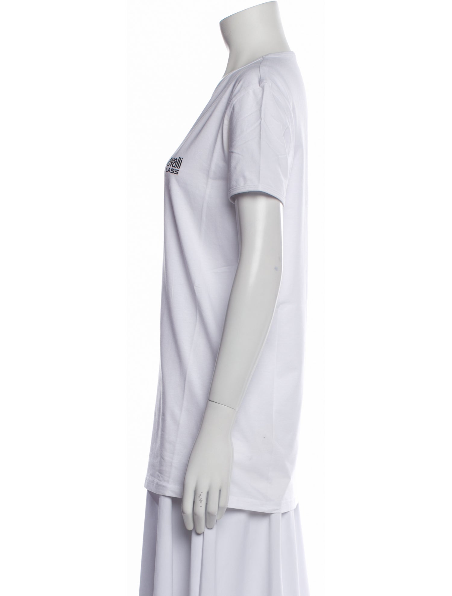 Cavalli Class Graphic Print Crew Neck T-Shirt