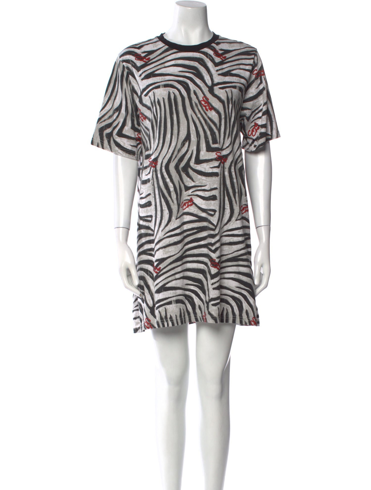Cavalli Class Animal Print Mini Dress