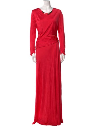 Cavalli Class Cowl Neck Long Dress