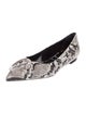 Cavalli Class Snakeskin Animal Print Flats