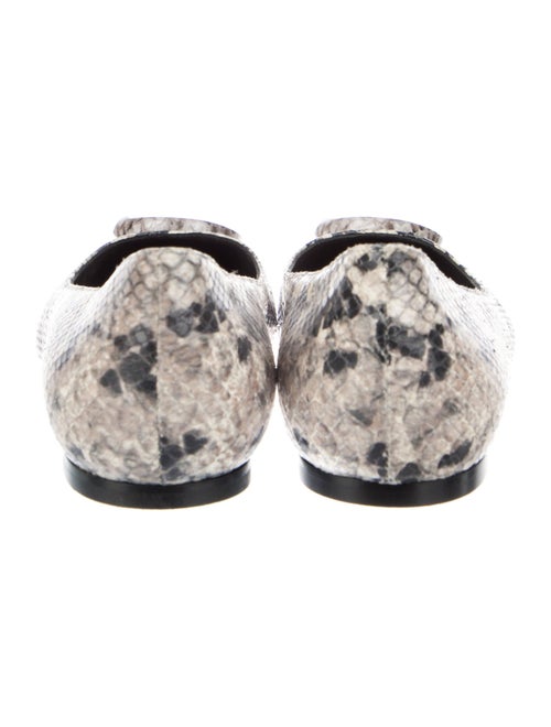 Cavalli Class Snakeskin Animal Print Flats