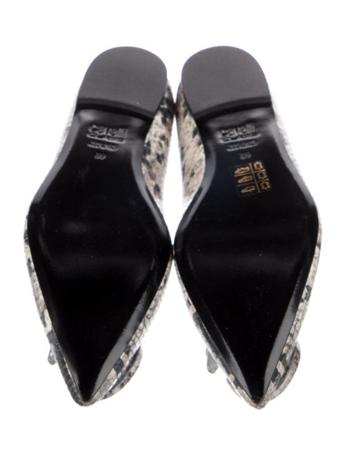 Cavalli Class Snakeskin Animal Print Flats