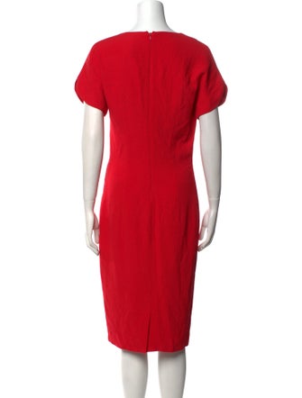 Cavalli Class V-Neck Midi Length Dress