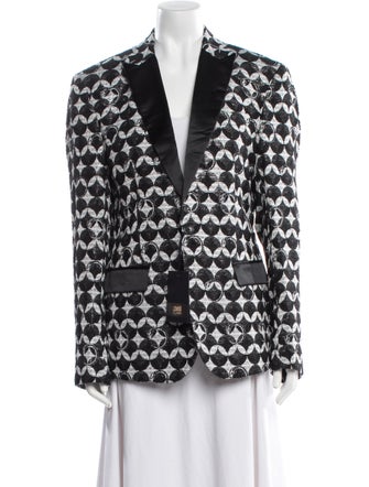 Cavalli Class Printed Blazer
