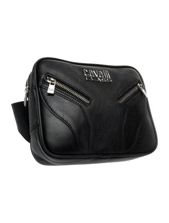 Cavalli Class Leather Belt Bag
