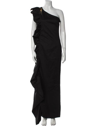 Cavalli Class One-Shoulder Long Dress