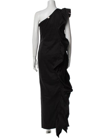 Cavalli Class One-Shoulder Long Dress