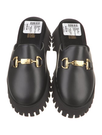 Cavalli Class Leather Mules