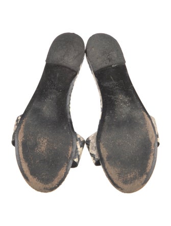 Cavalli Class Python Animal Print Espadrilles