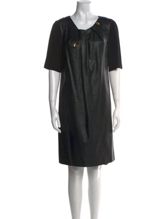 Cavalli Class Scoop Neck Knee-Length Dress