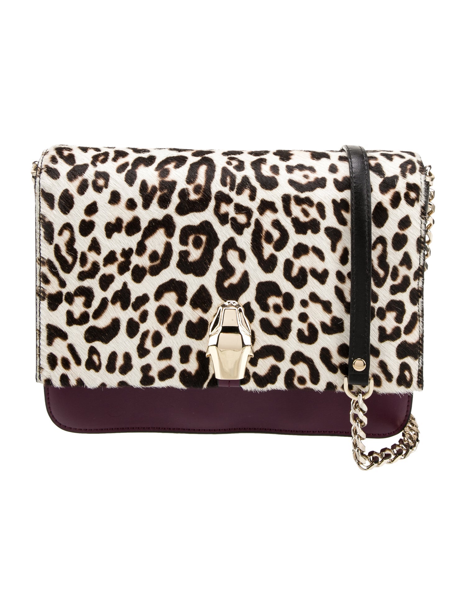 Cavalli Class Ponyhair Crossbody Bag