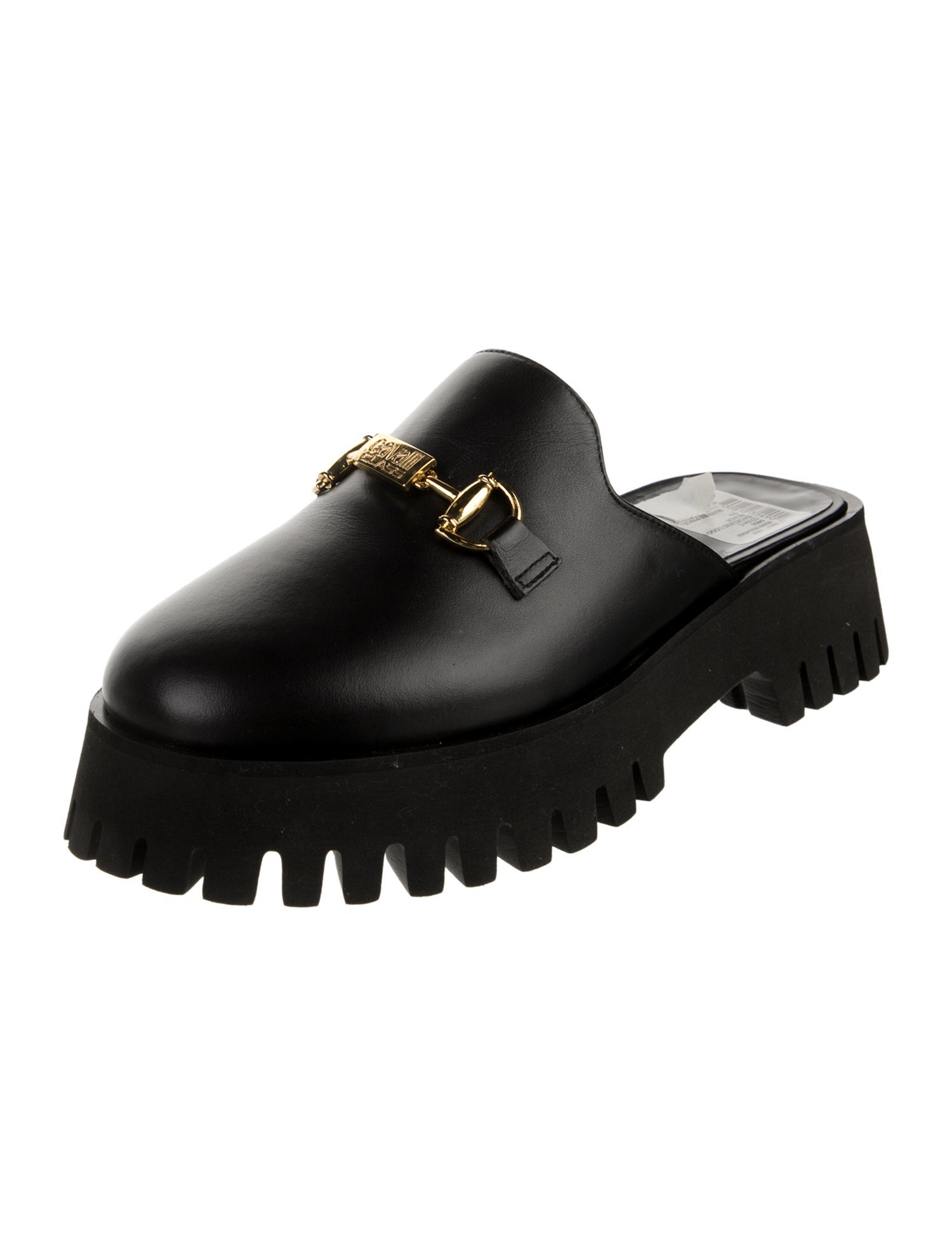 Cavalli Class Leather Mules