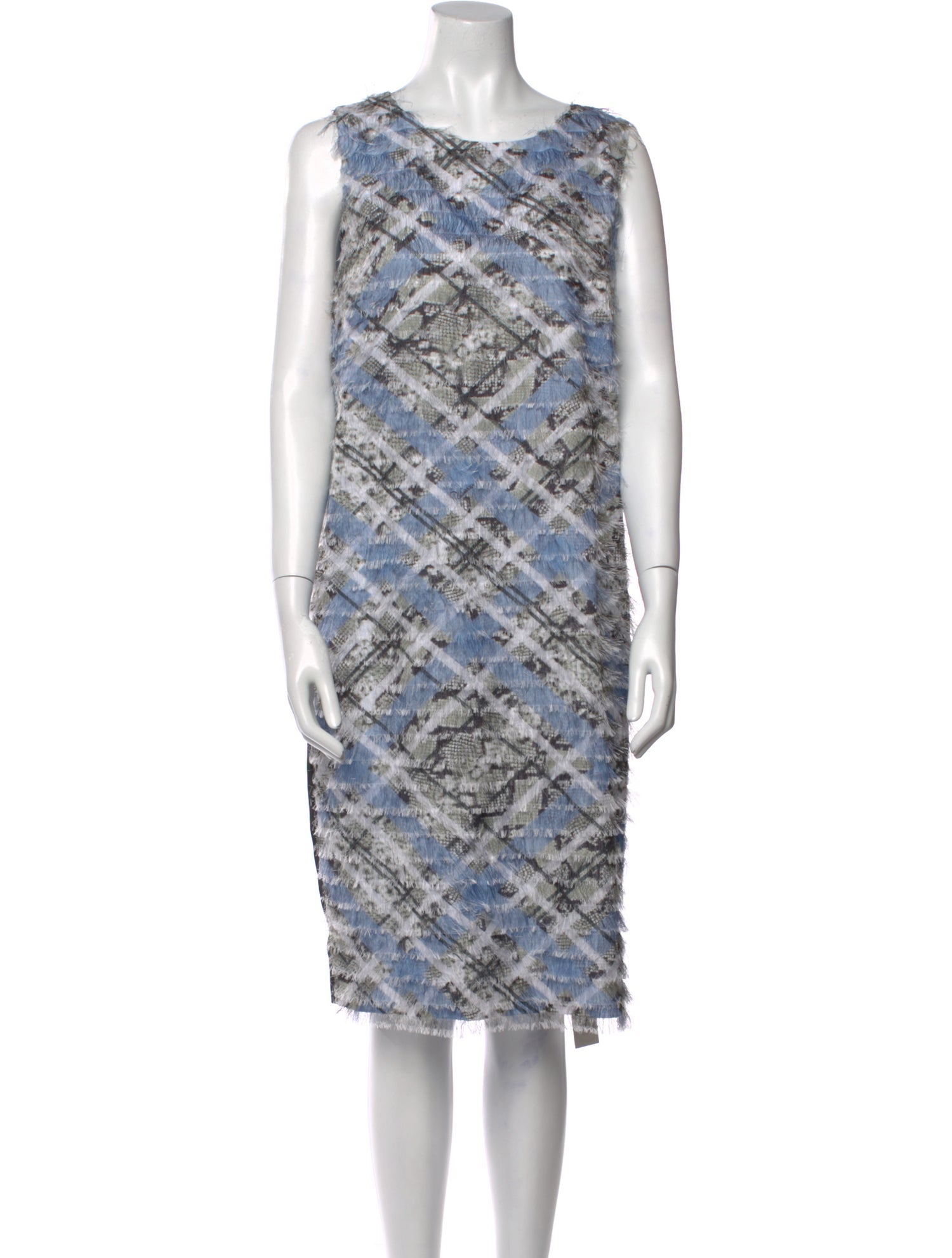 Cavalli Class Printed Knee-Length Dress w/ Tags