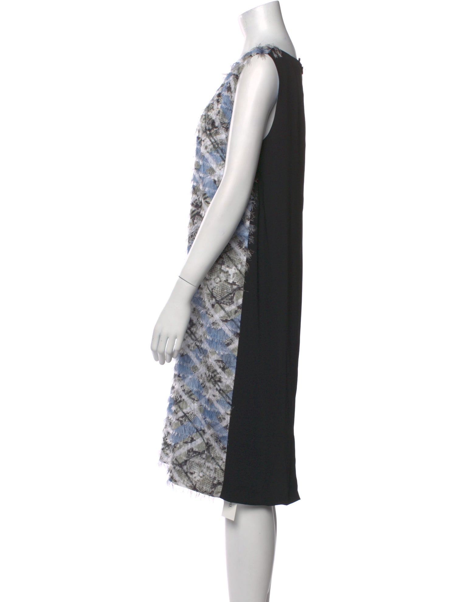 Cavalli Class Printed Knee-Length Dress w/ Tags