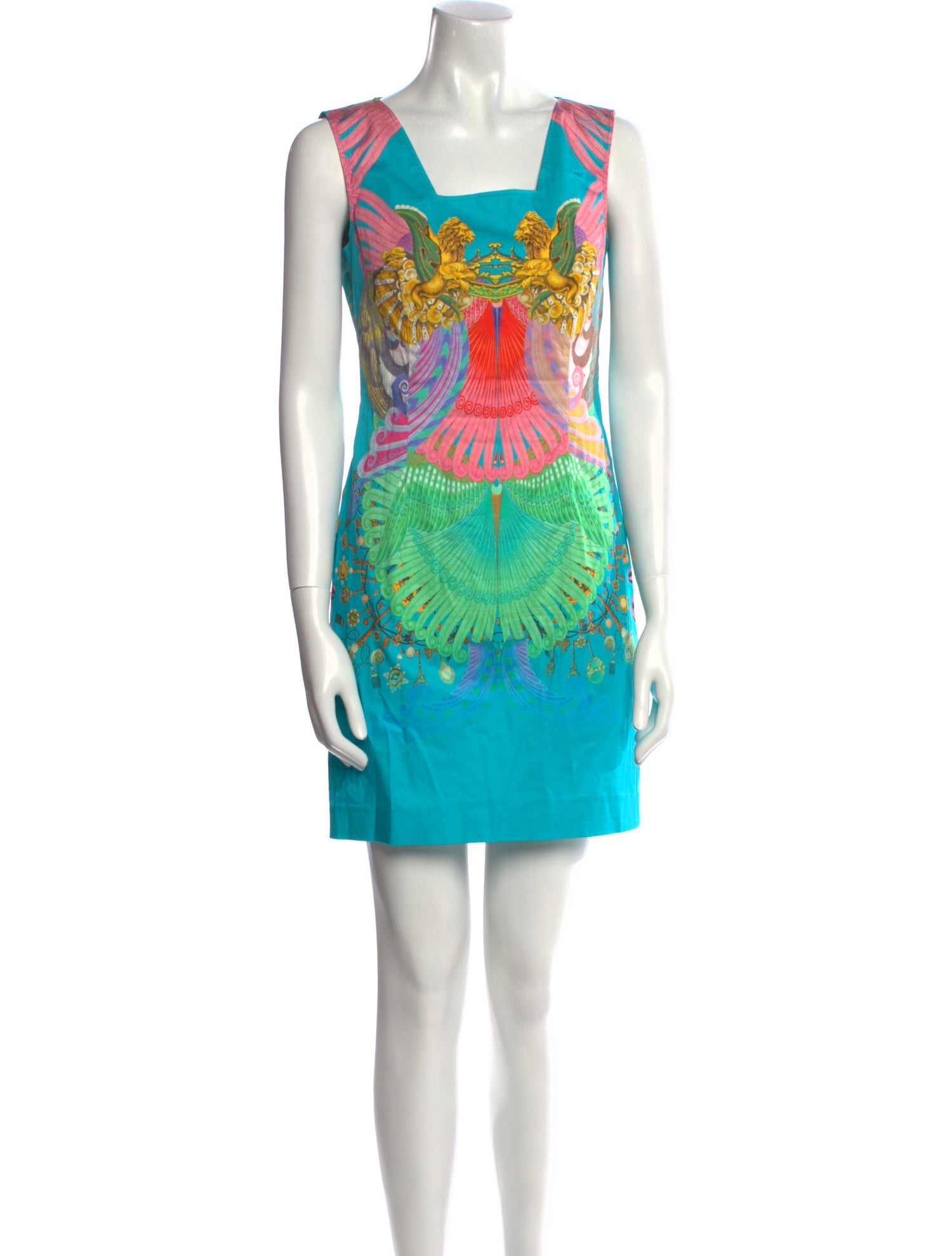 Cavalli Class Printed Mini Dress
