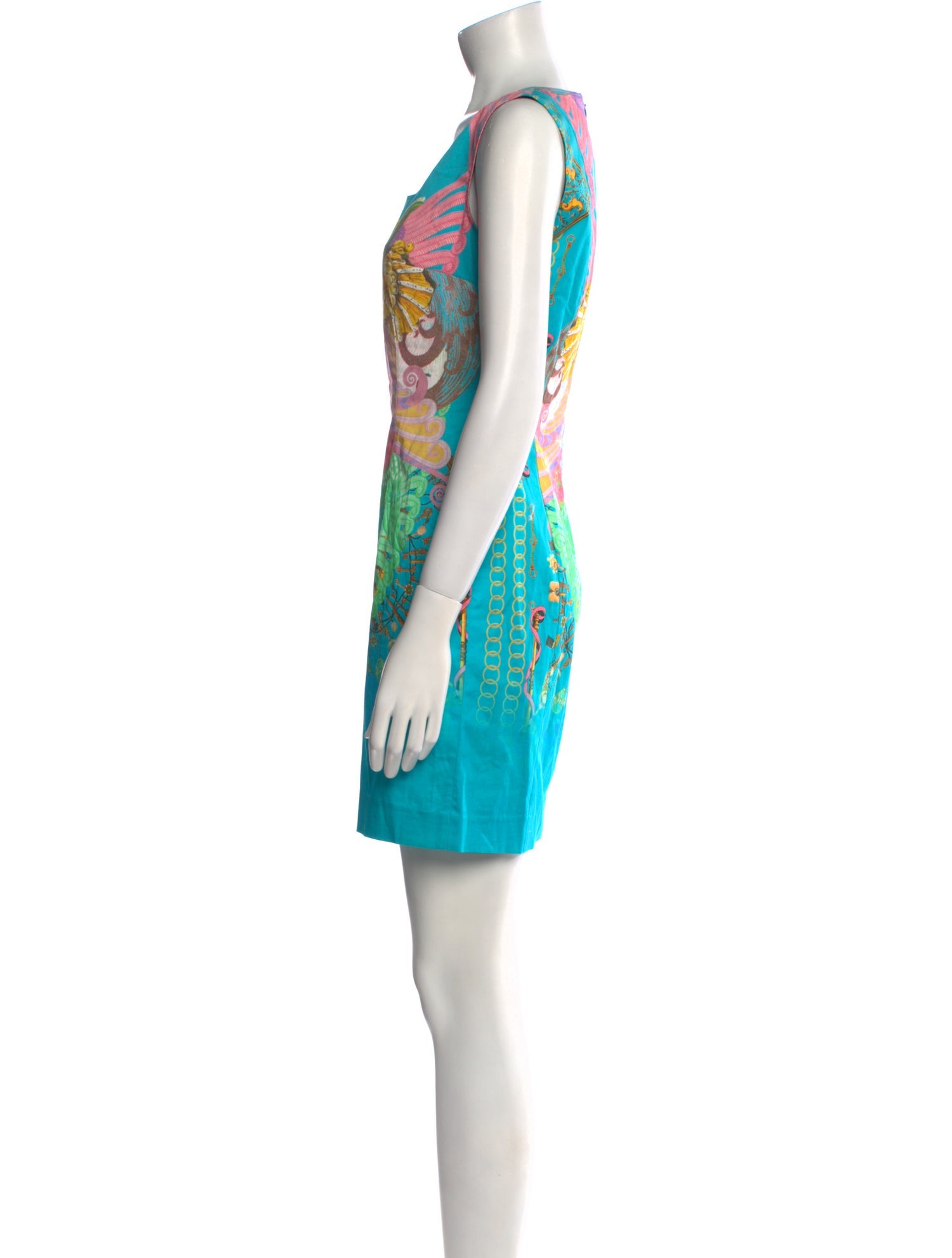 Cavalli Class Printed Mini Dress