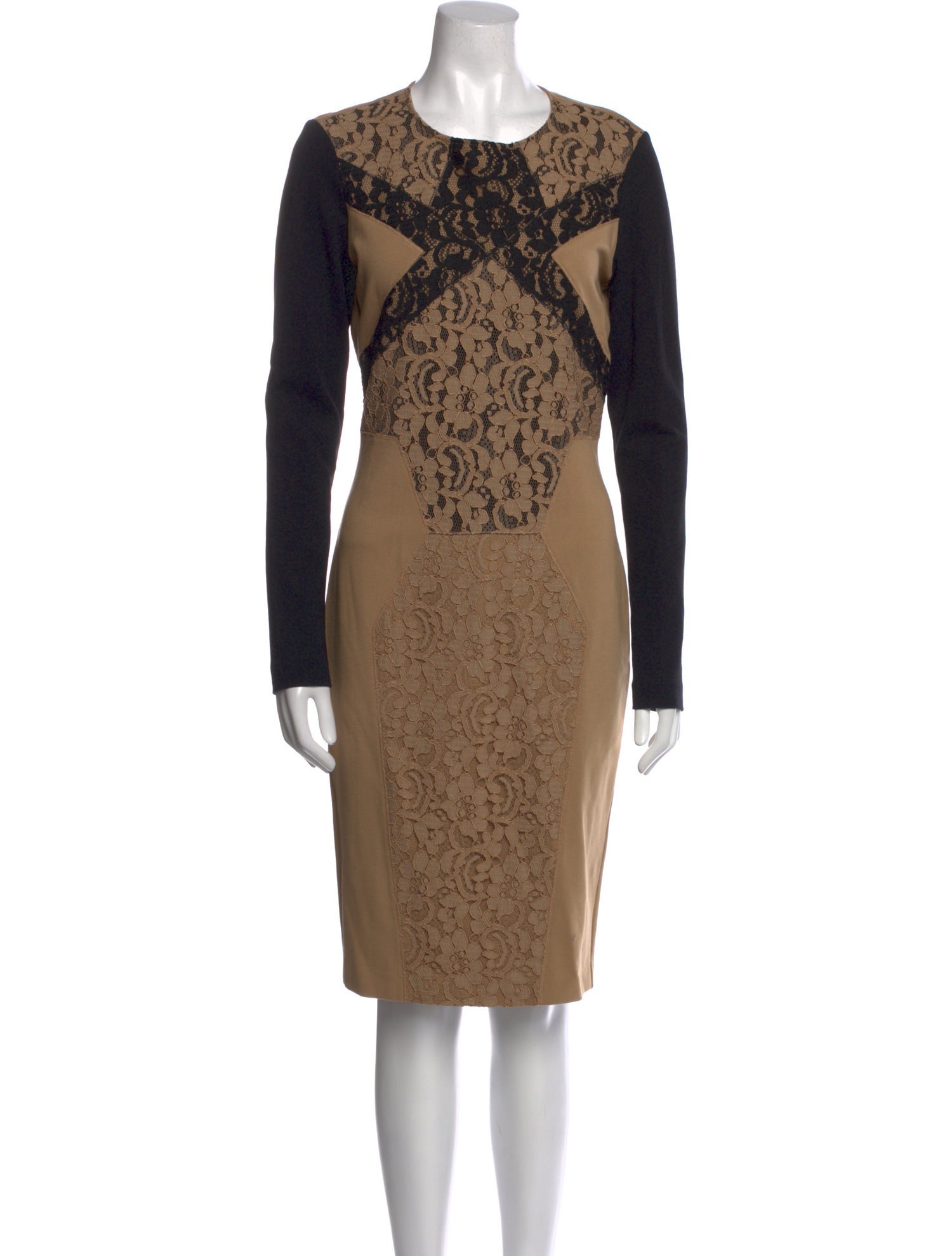 Cavalli Class Lace Pattern Knee-Length Dress w/ Tags
