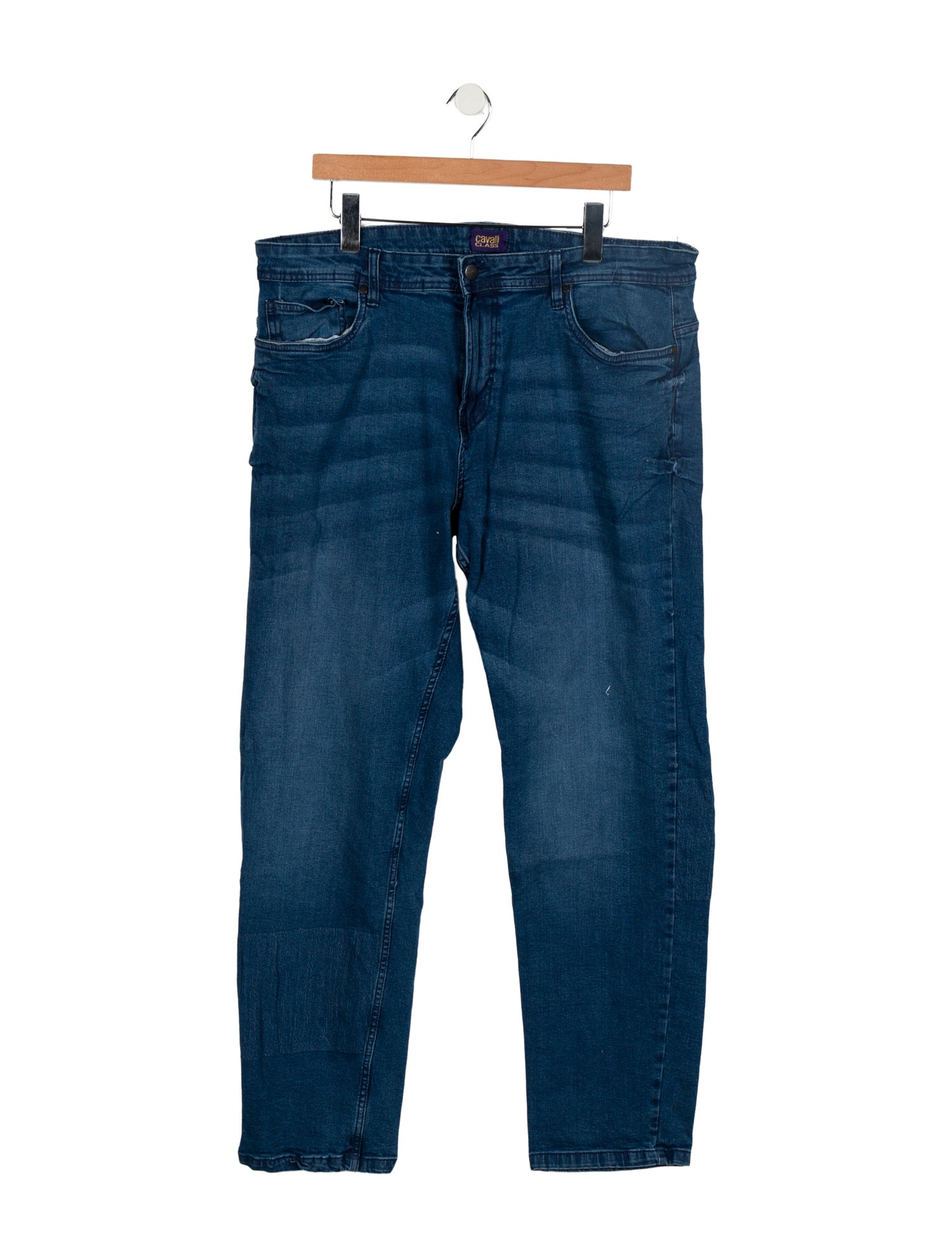 Cavalli Class Straight-Leg Jeans