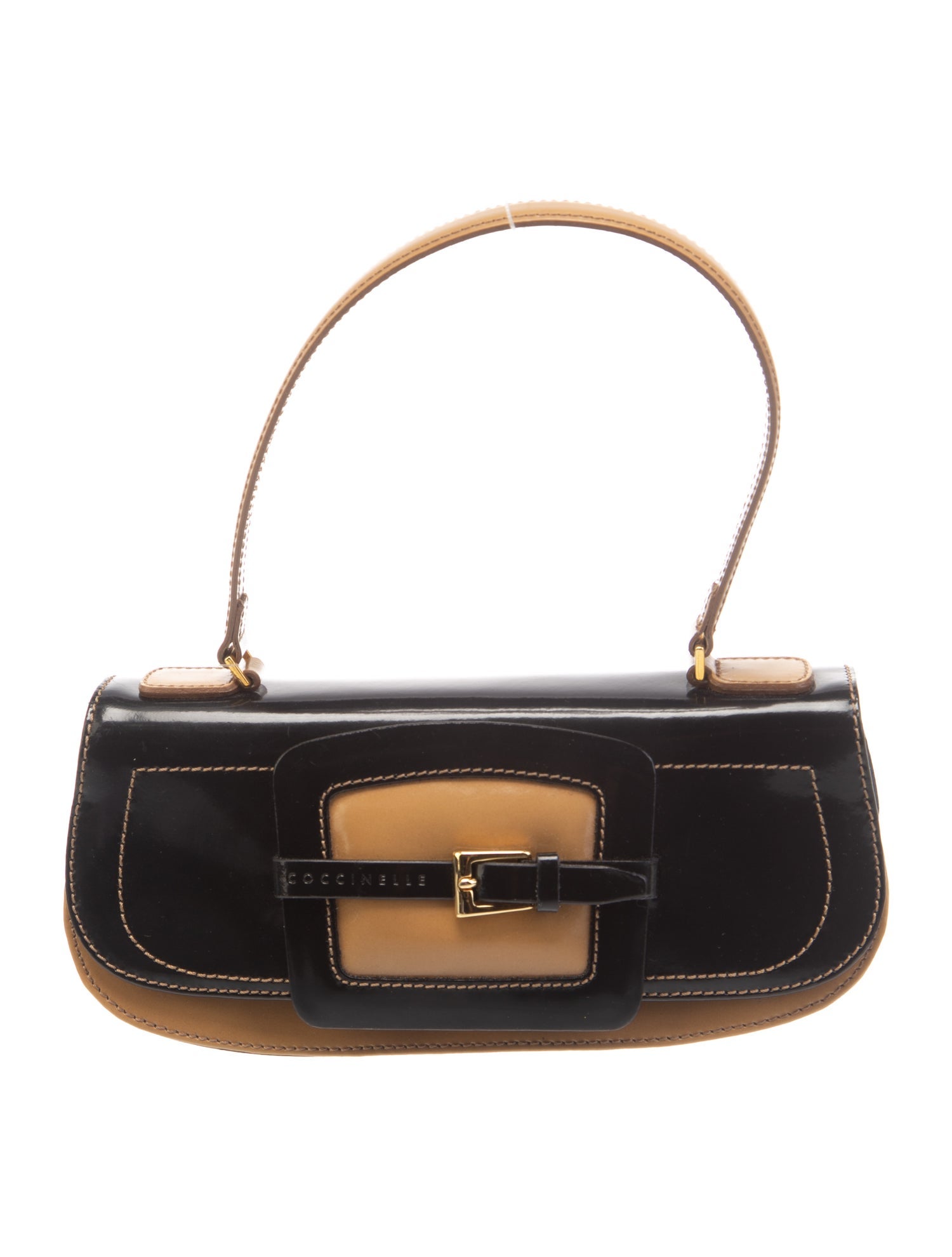 Coccinelle Patent Leather Top Handle Bag