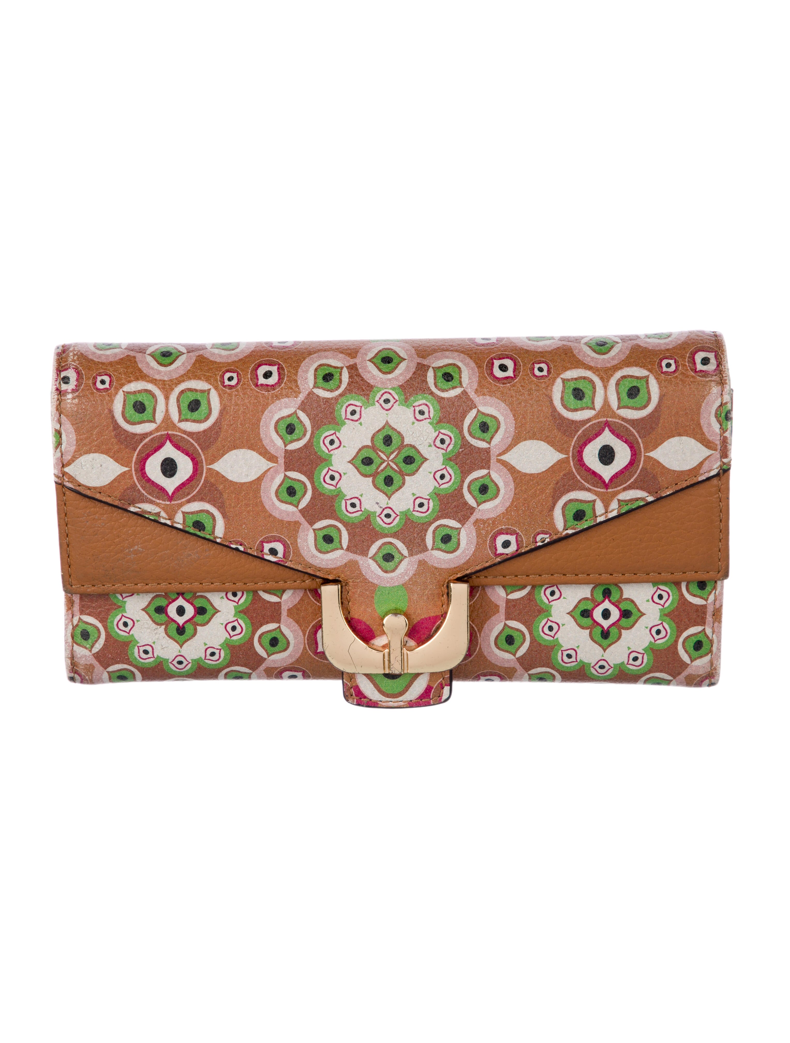 Coccinelle Leather Printed Wristlet