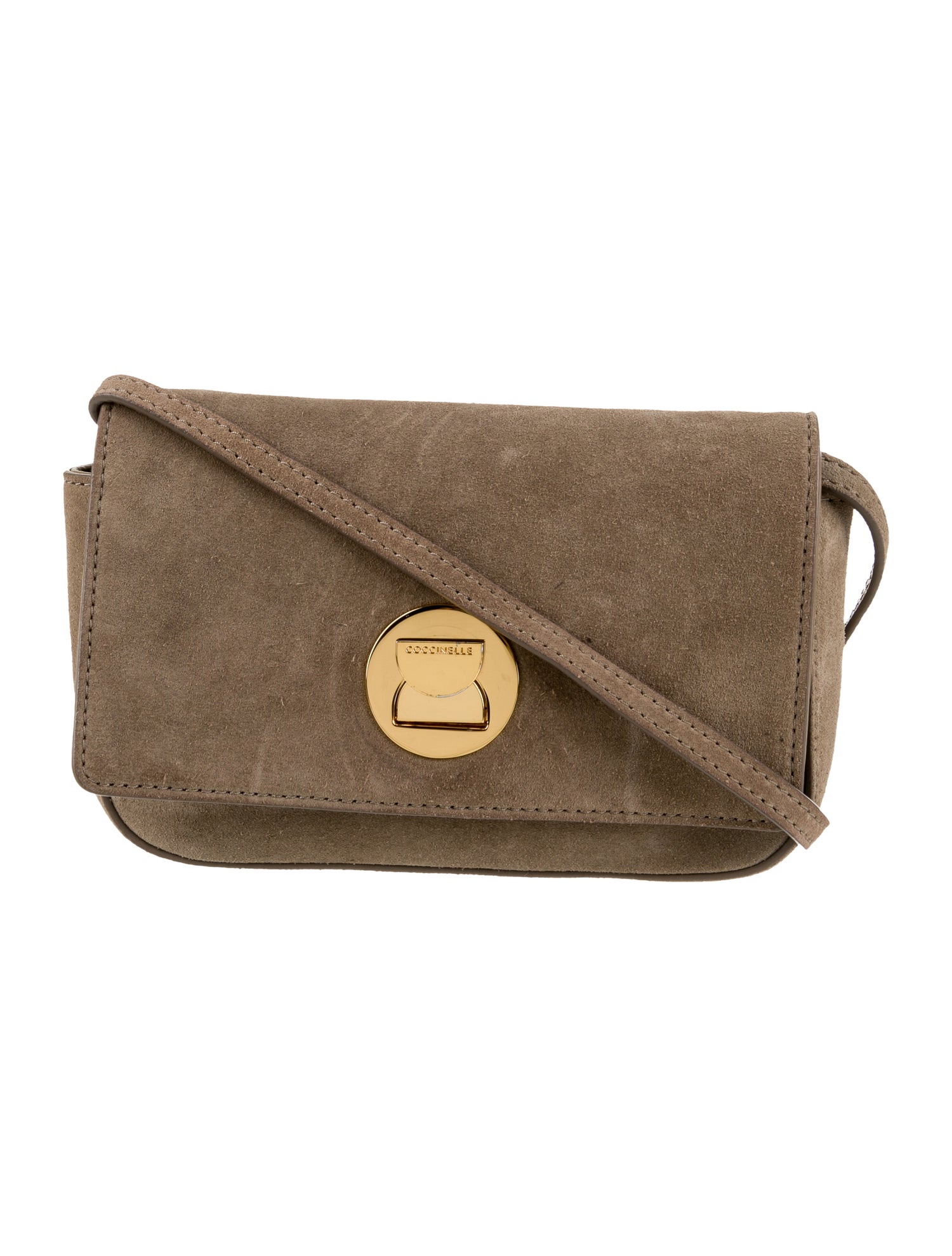 Coccinelle Suede Shoulder Bag