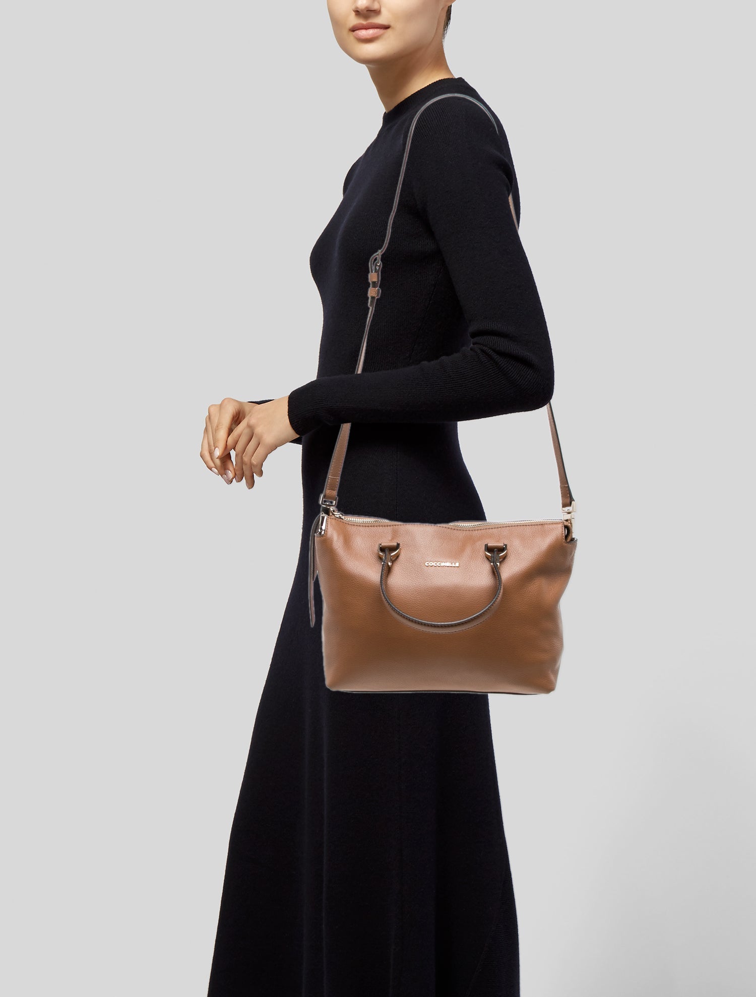 Coccinelle Leather Top Handle Bag