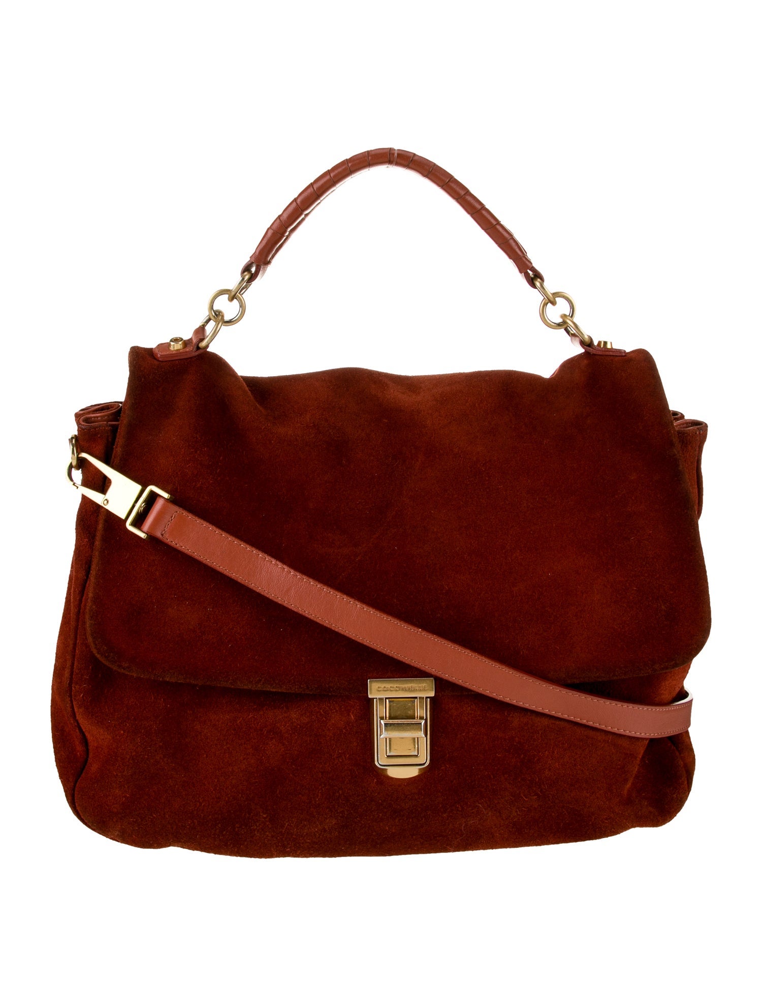 Coccinelle Suede Messenger Bag