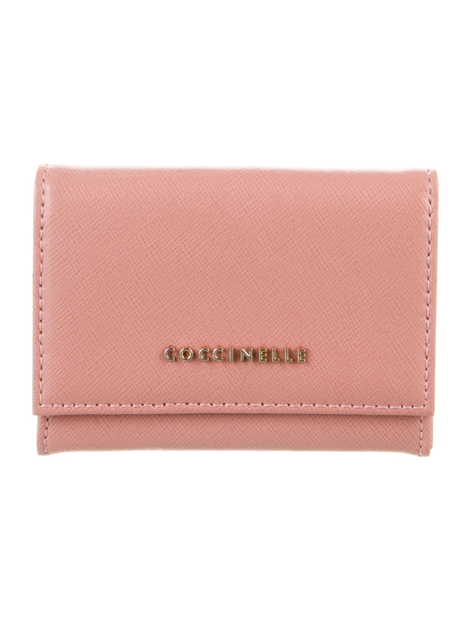 Coccinelle Saffiano Compact Wallet Leather Compact Wallet