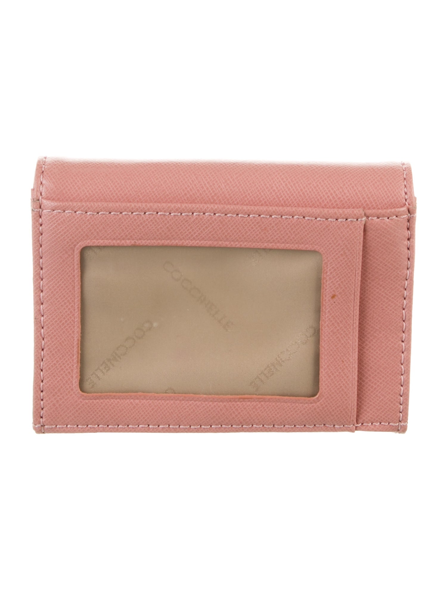 Coccinelle Saffiano Compact Wallet Leather Compact Wallet