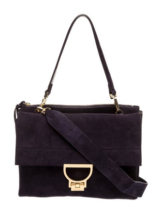 Coccinelle Suede Top Handle Bag