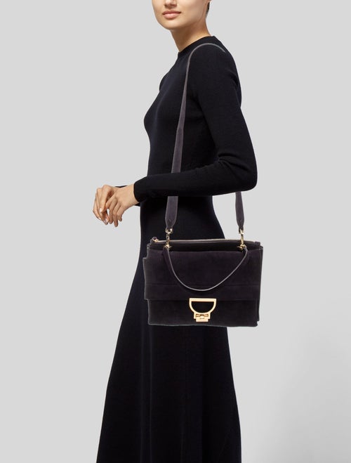 Coccinelle Suede Top Handle Bag