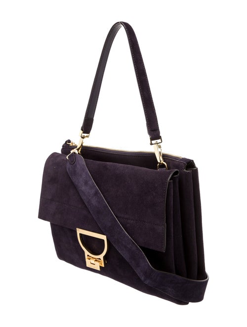 Coccinelle Suede Top Handle Bag