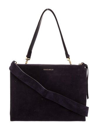 Coccinelle Suede Top Handle Bag