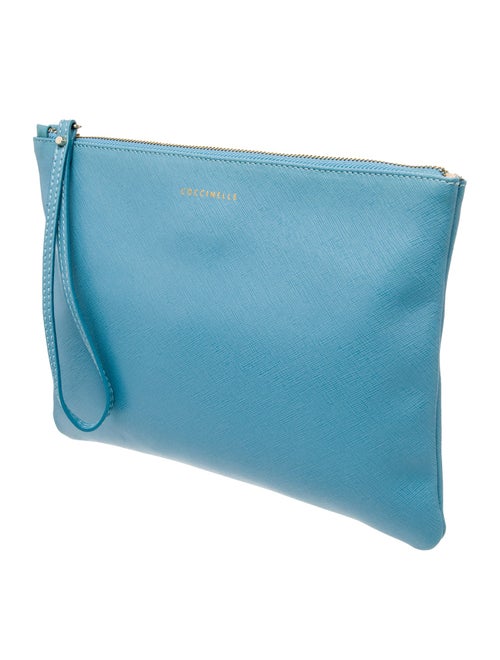 Coccinelle Saffiano Leather Clutch