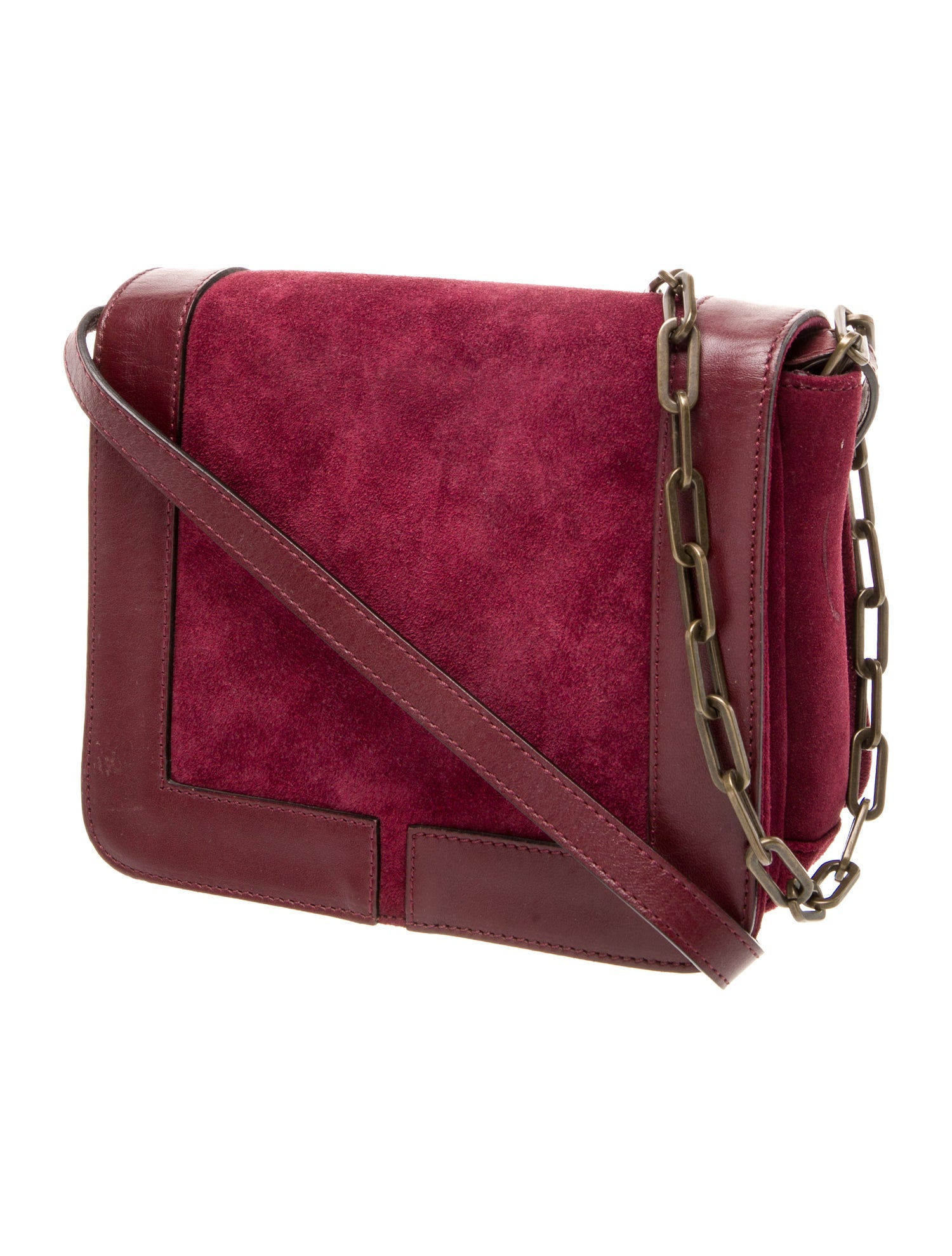 Coccinelle Suede Top Handle Bag Vintage