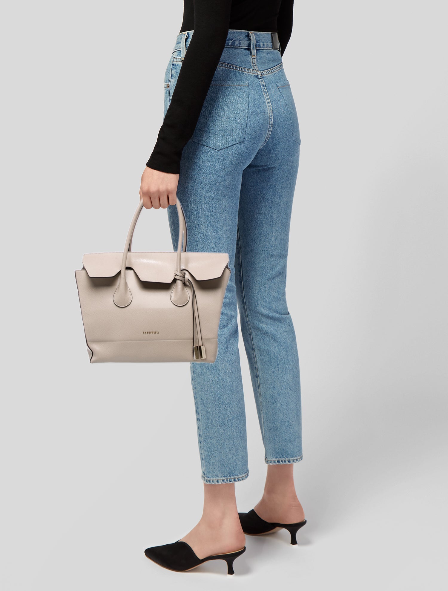 Coccinelle Leather Top Handle Bag