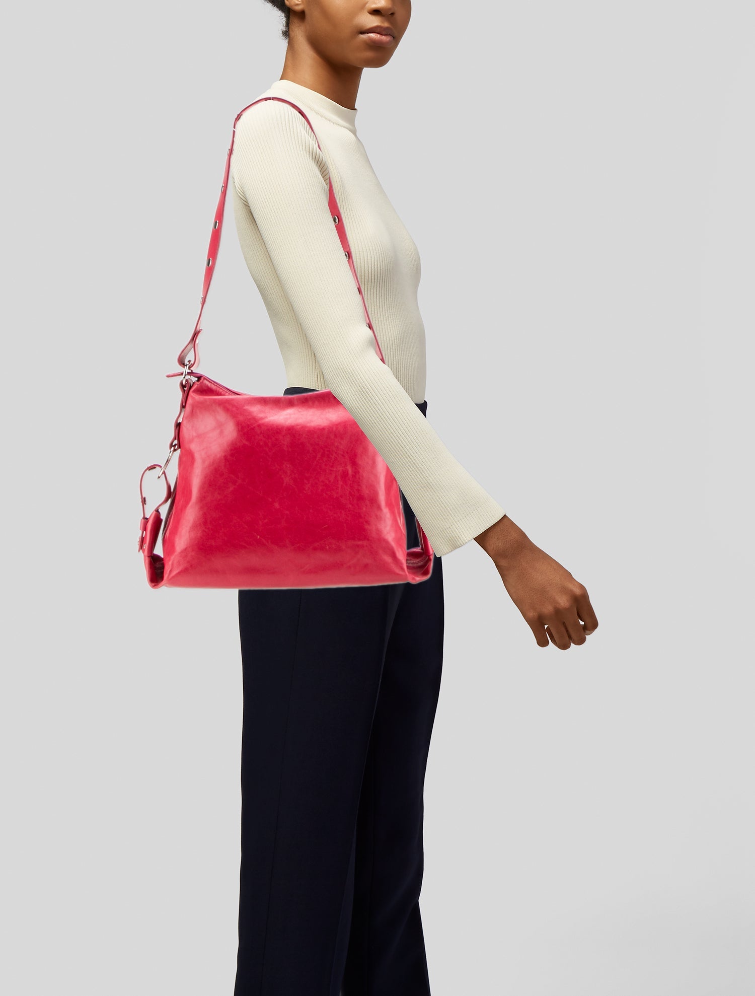 Coccinelle Leather Messenger Bag