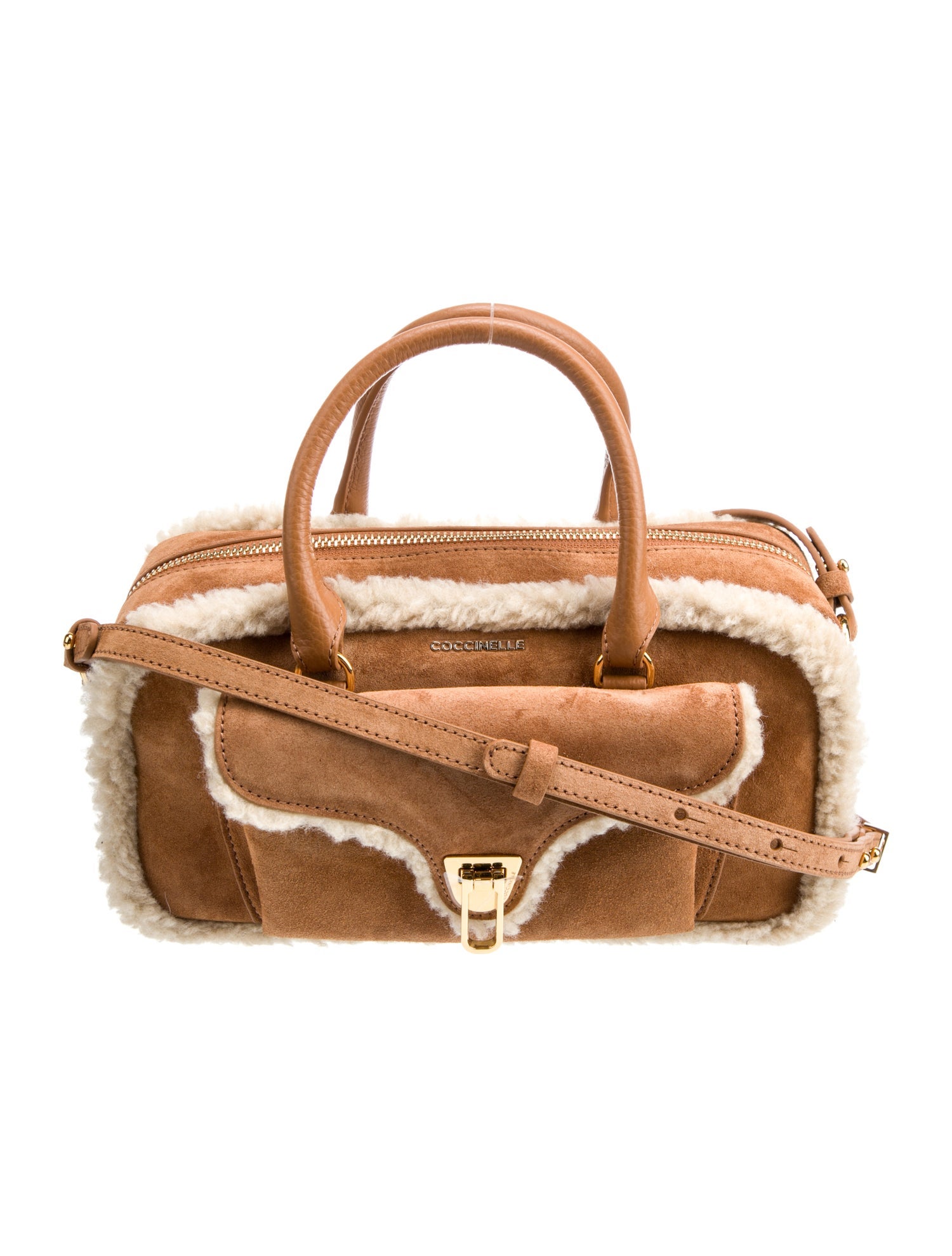 Coccinelle Suede Shoulder Bag